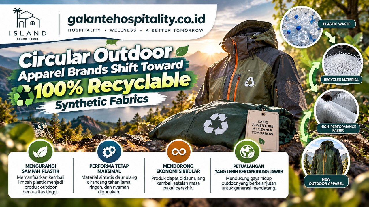 Circular Outdoor Apparel Brands Shift Toward 100% Recyclable Synthetic Fabrics